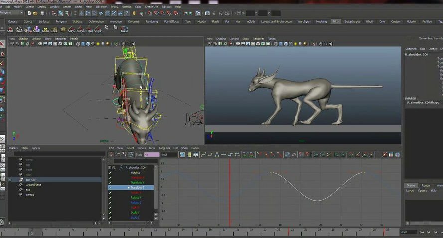 Quadruped Walk Cycle Quadruped Walk Cycle