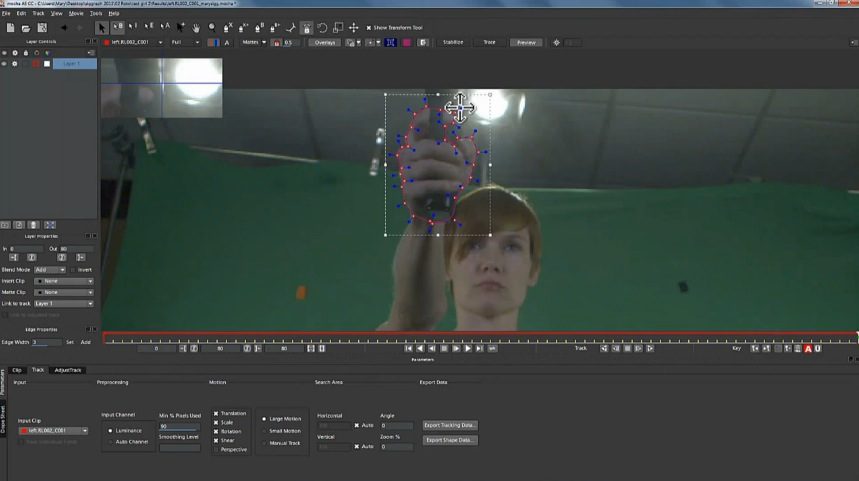 Mocha Rotoscoping