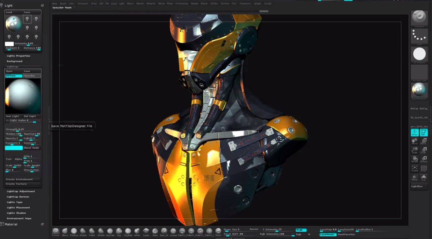 mastering hard-surface modeling with zbrush and maya