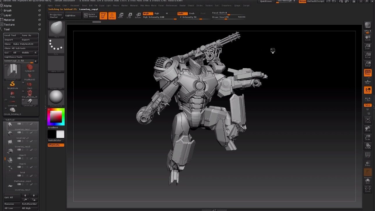 Zbrush Concept WAR MACHINE