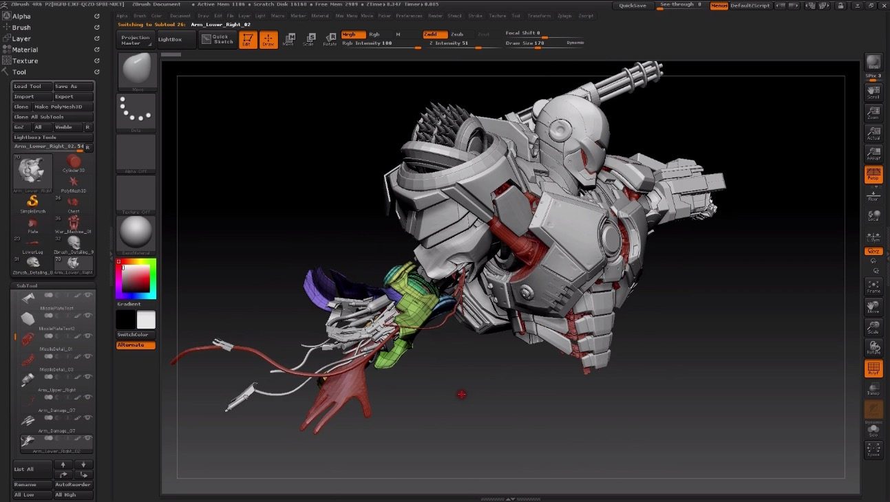 Zbrush Concept WAR MACHINE