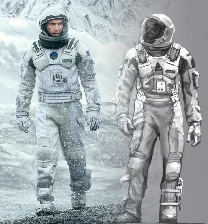 Interstellar Spacesuit Concept Art