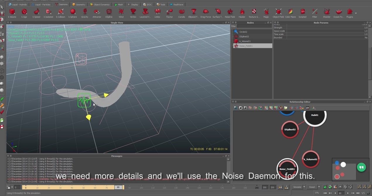 RealFlow DSpline Tutorial