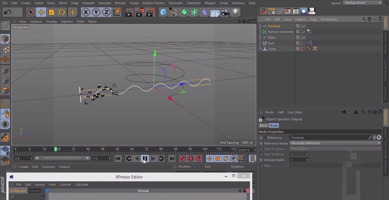 Thinking Particles Spline Path