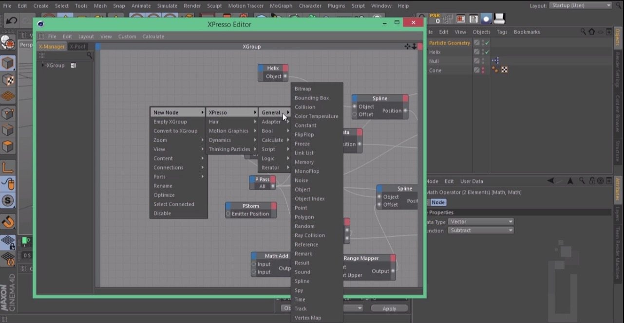 Thinking Particles Spline Path