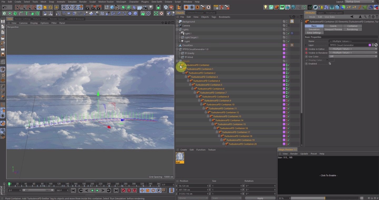 Creating Realistic Clouds in Cinema 4D