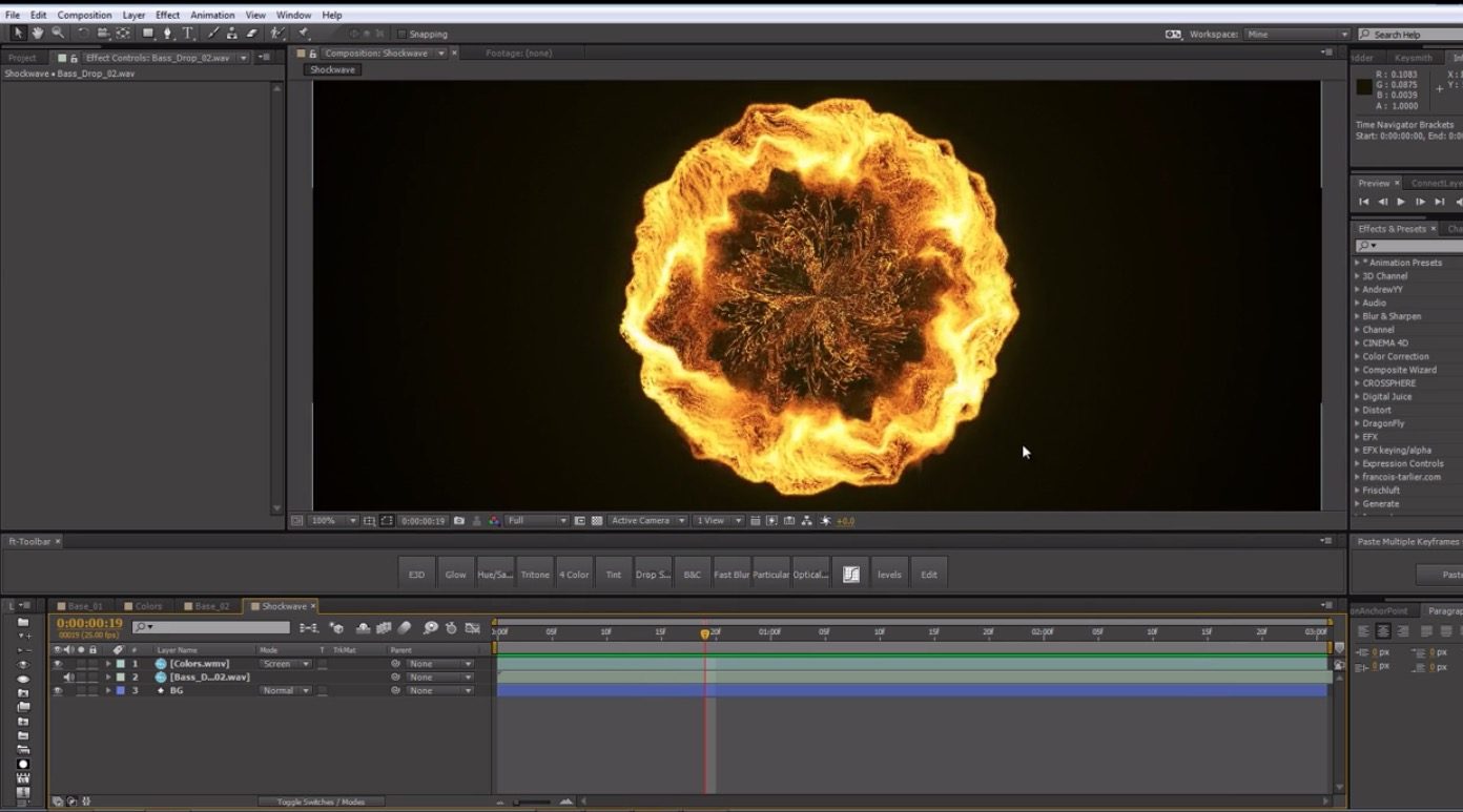 Shockwave Effect With Trapcode Particular