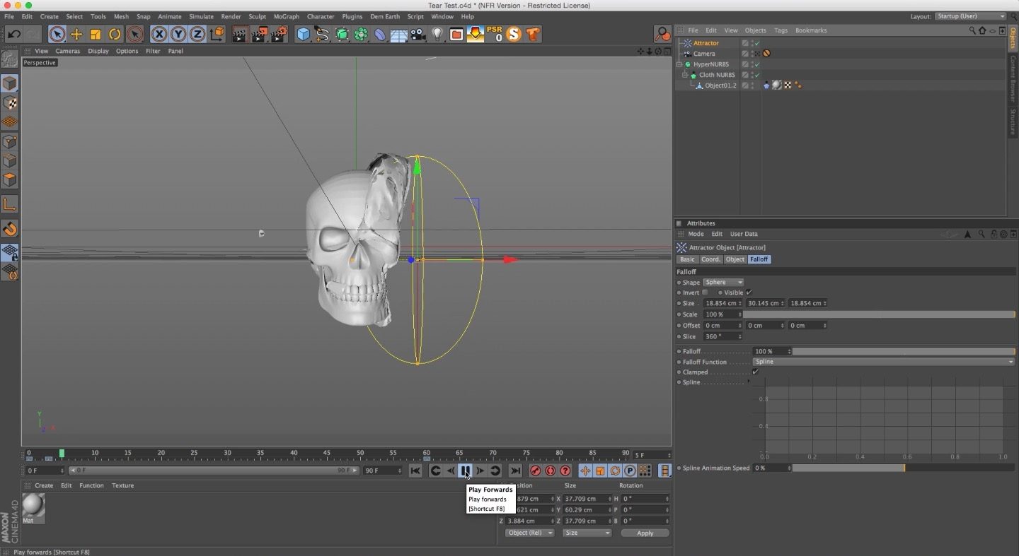 Animating Vertex Maps & Tearing Cloth