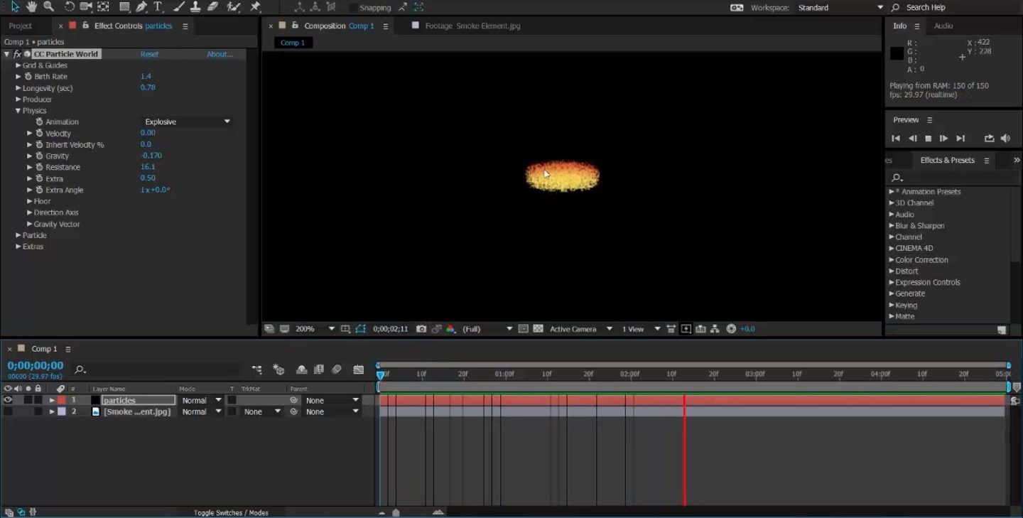 Introduction to Particles in After Effects