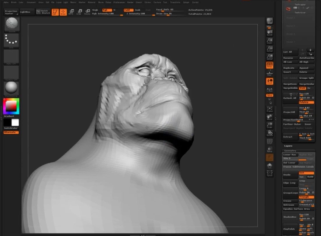 Yeti Speed Sculpting