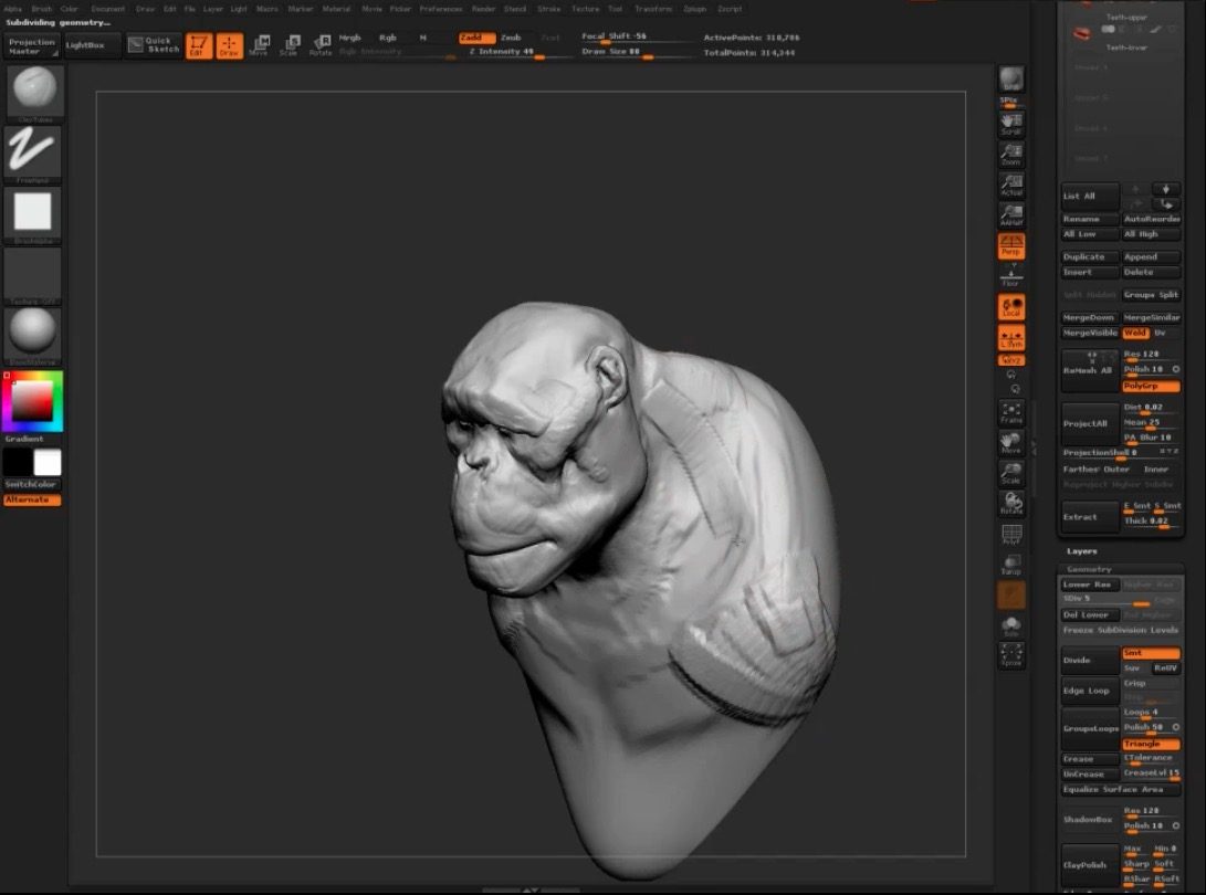 Yeti Speed Sculpting