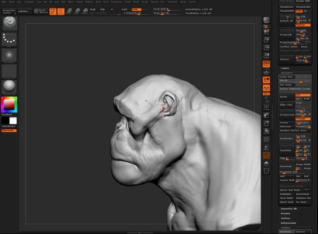 Yeti Speed Sculpting