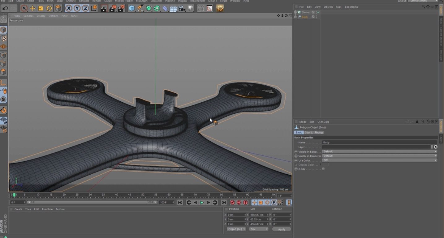 Making a Drone in Cinema 4D