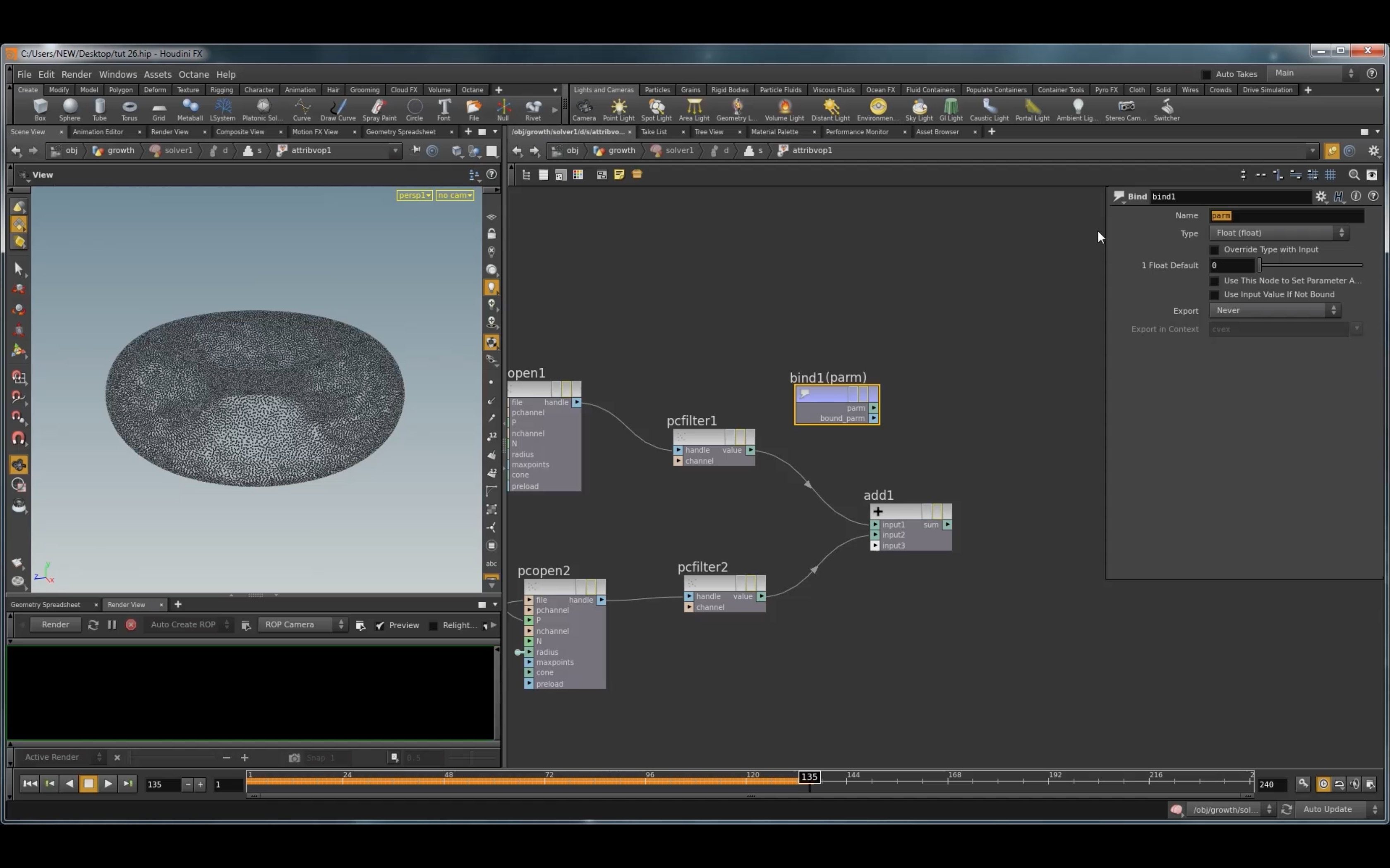 Growth Propagation In Houdini