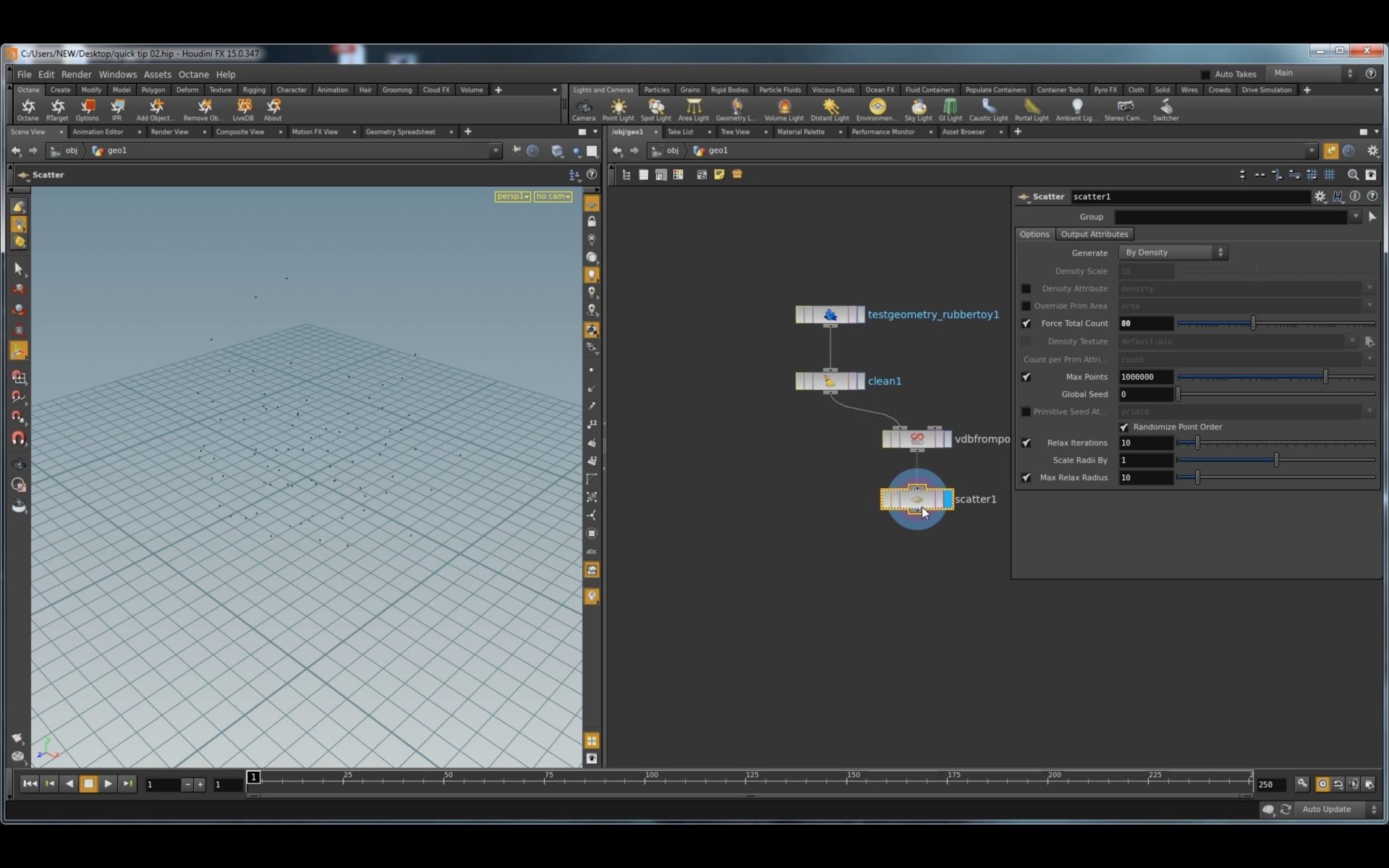 Bubble Advection In Houdini