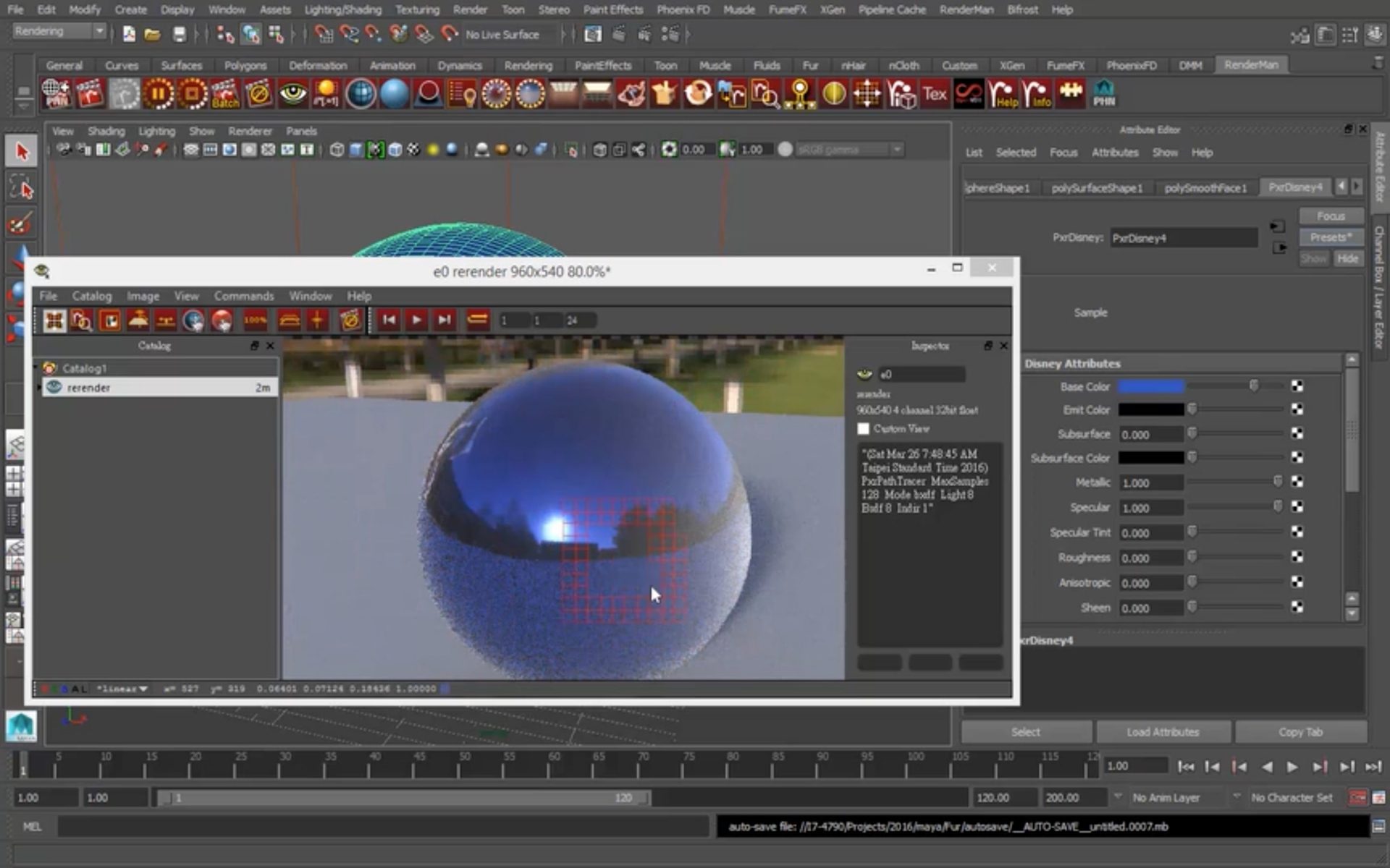 RenderMan Tutorial: Pixar Disney Shader