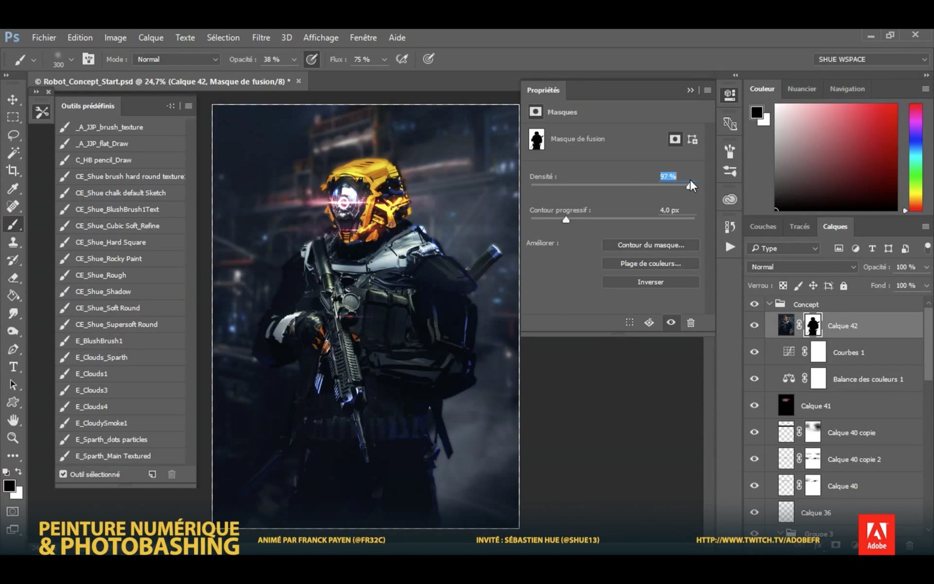 Live Painting Master Class with Sebastien Hue