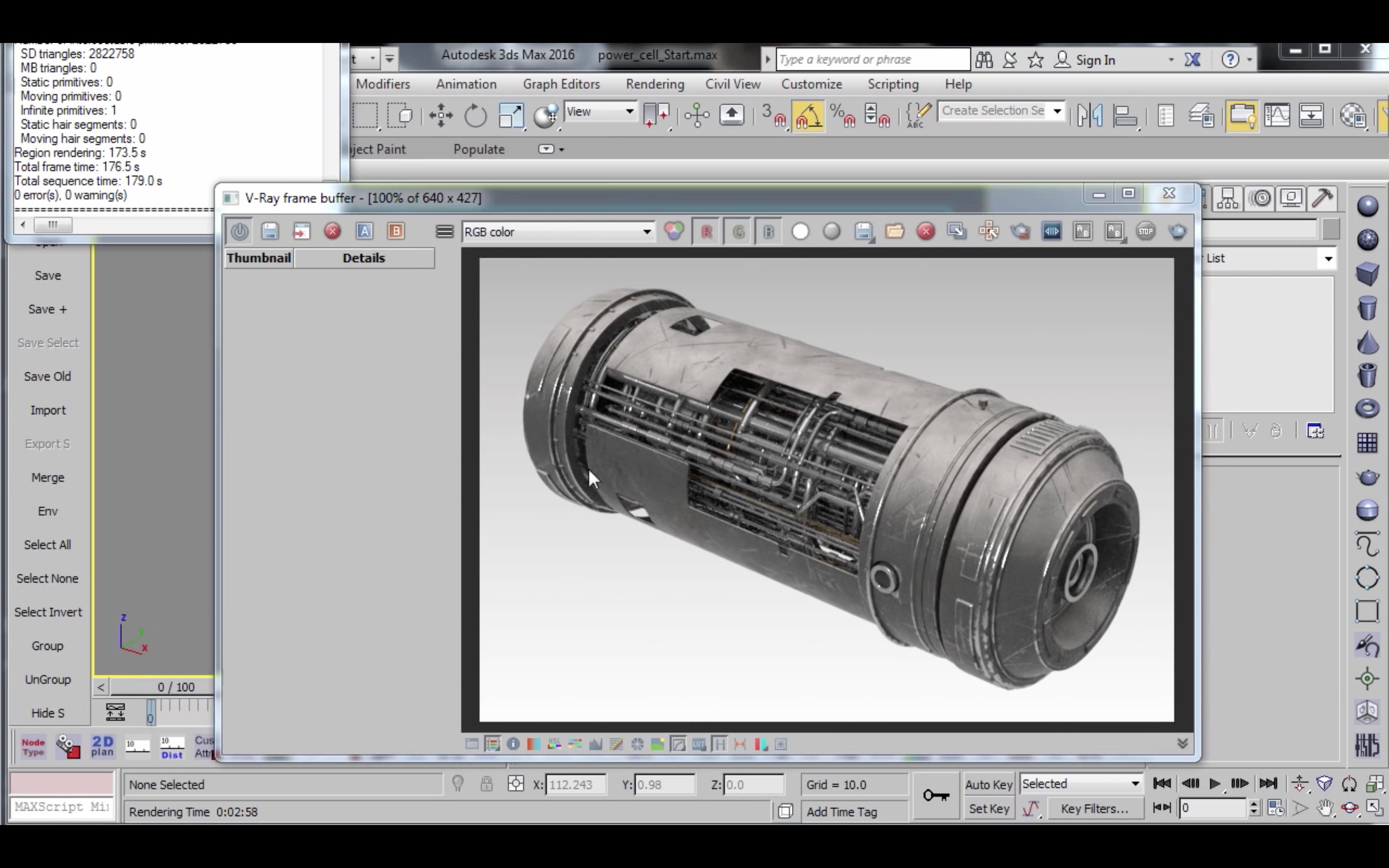 Shading A Hard Surface Model by Neil Blevins