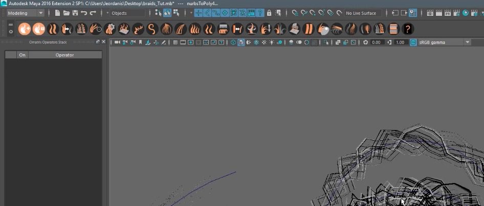 Creating Braids and Buns in Maya