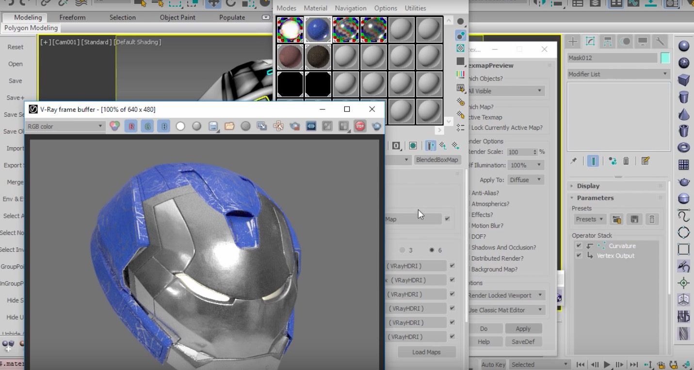 Texturing A Robotic Mask