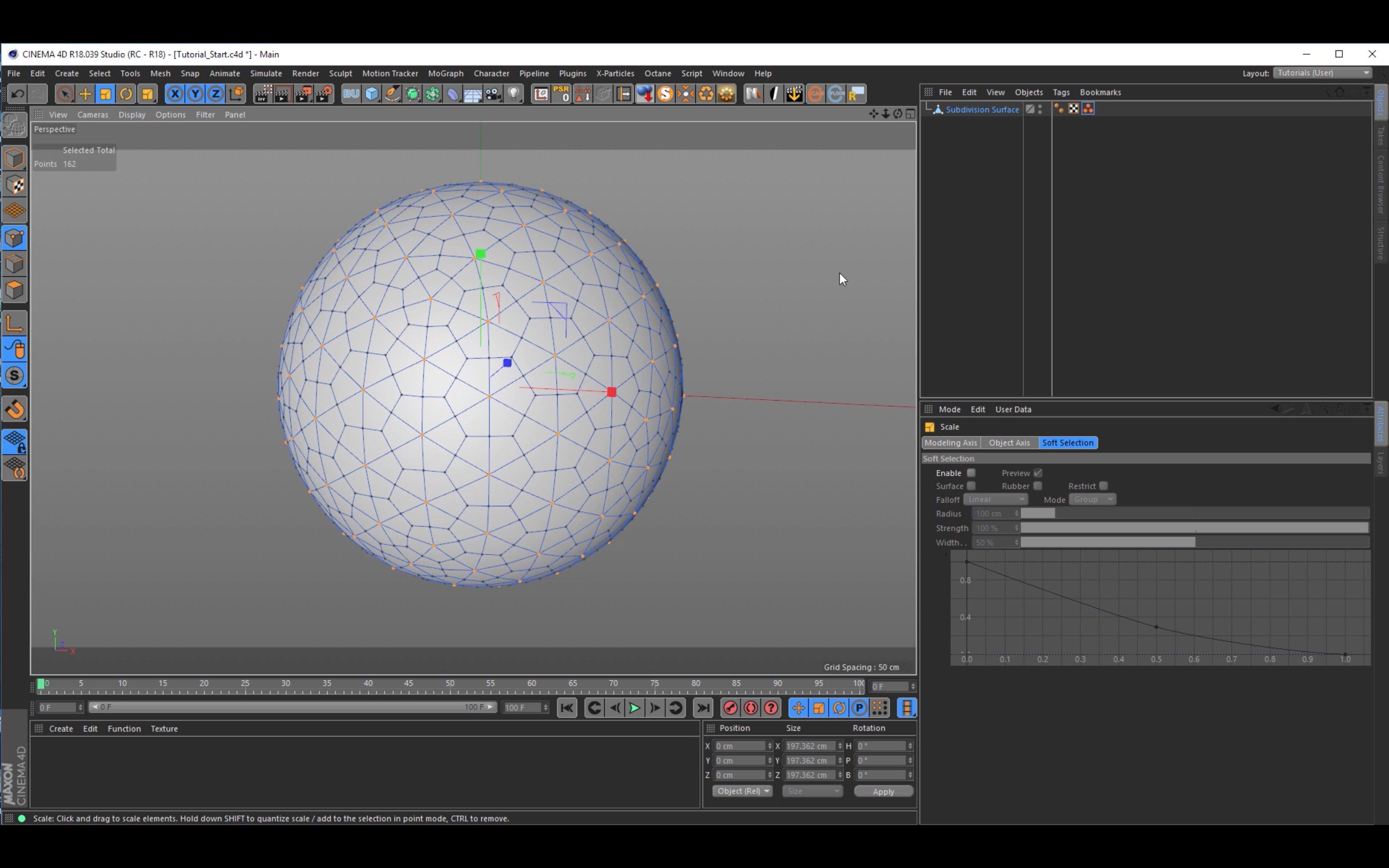 Creating Dented Spheres in Cinema 4D