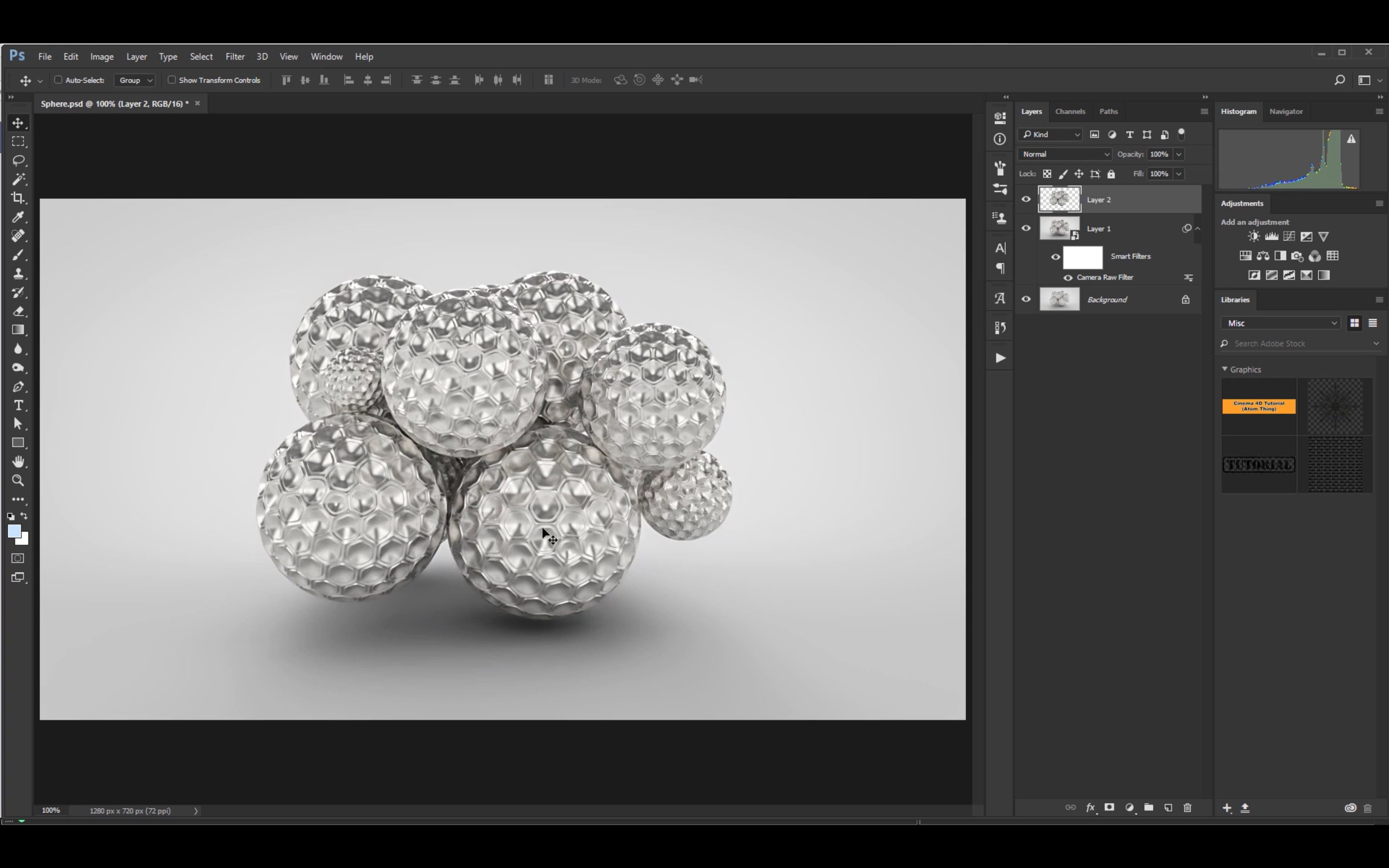 Creating Dented Spheres in Cinema 4D