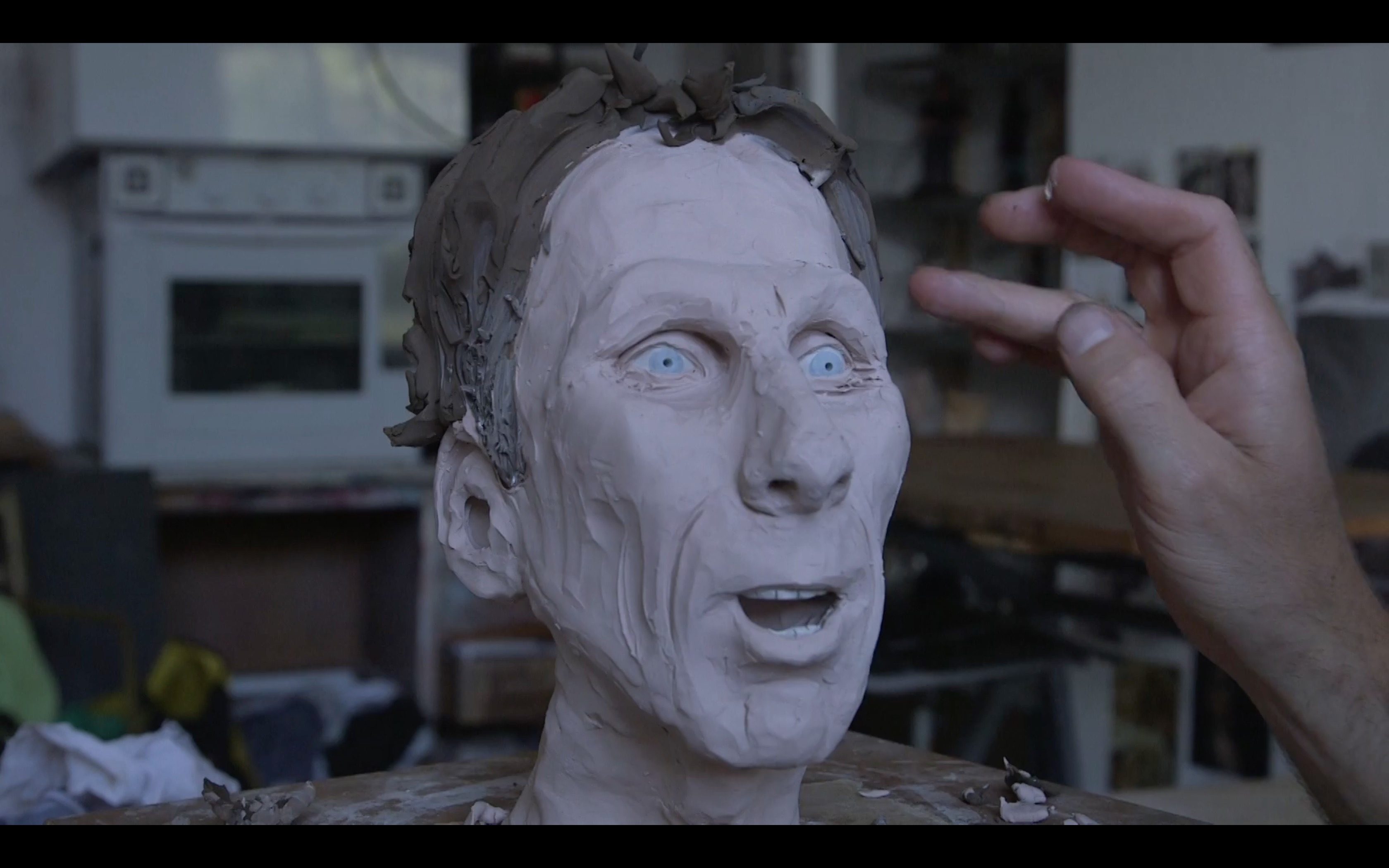 Wilfrid sculpts Will