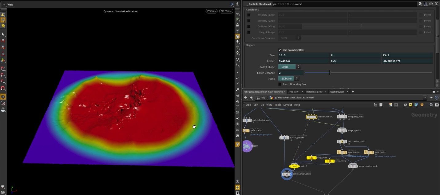 Creating Ocean with Houdini 16