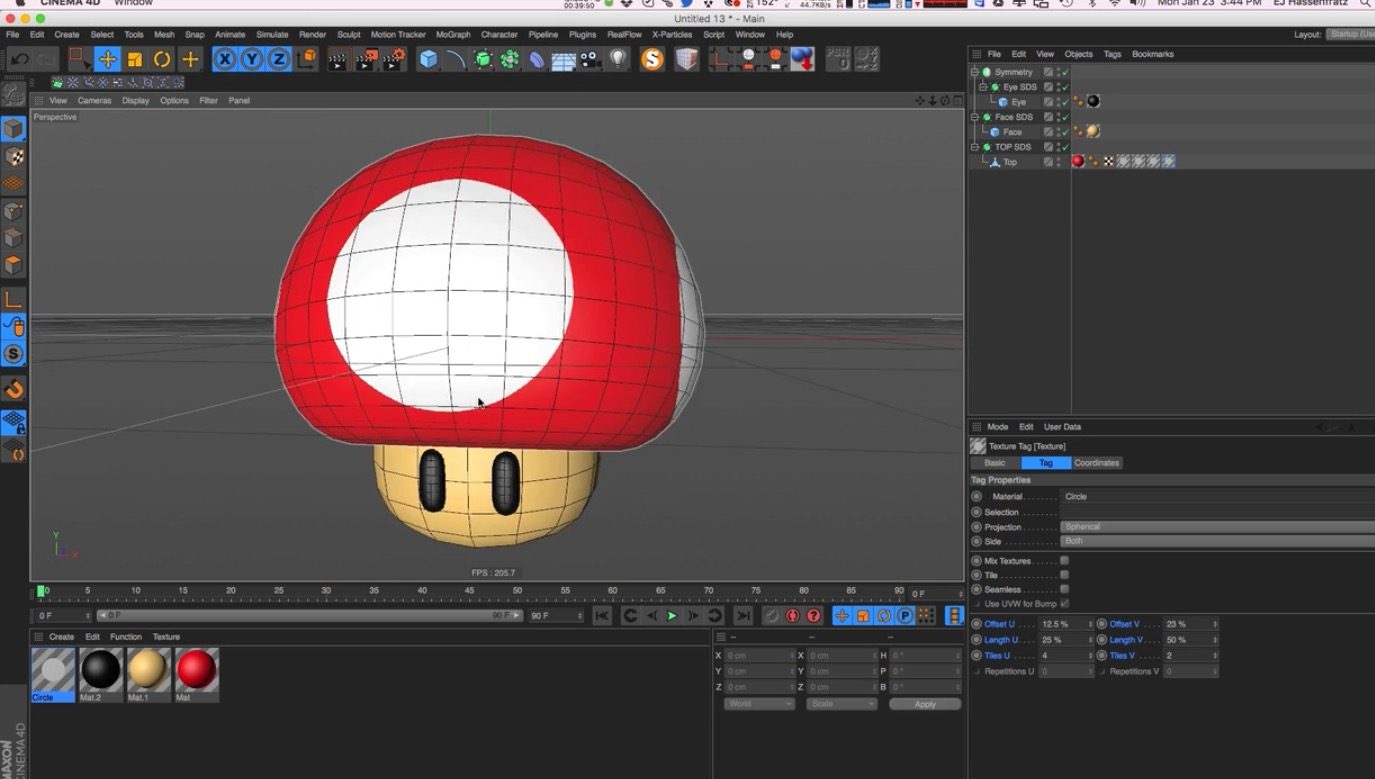 Intro to Subdivision Surface Modeling in Cinema 4D