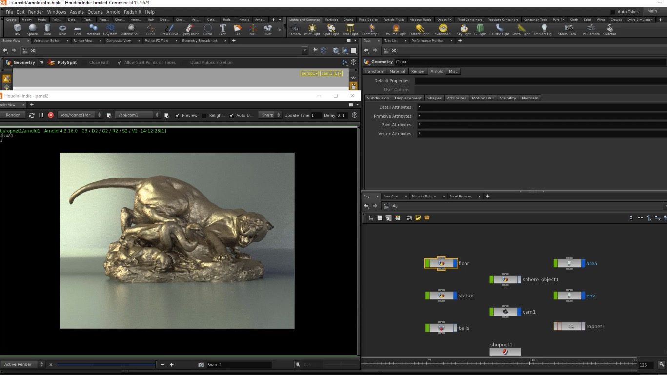 Introduction to Arnold in Houdini