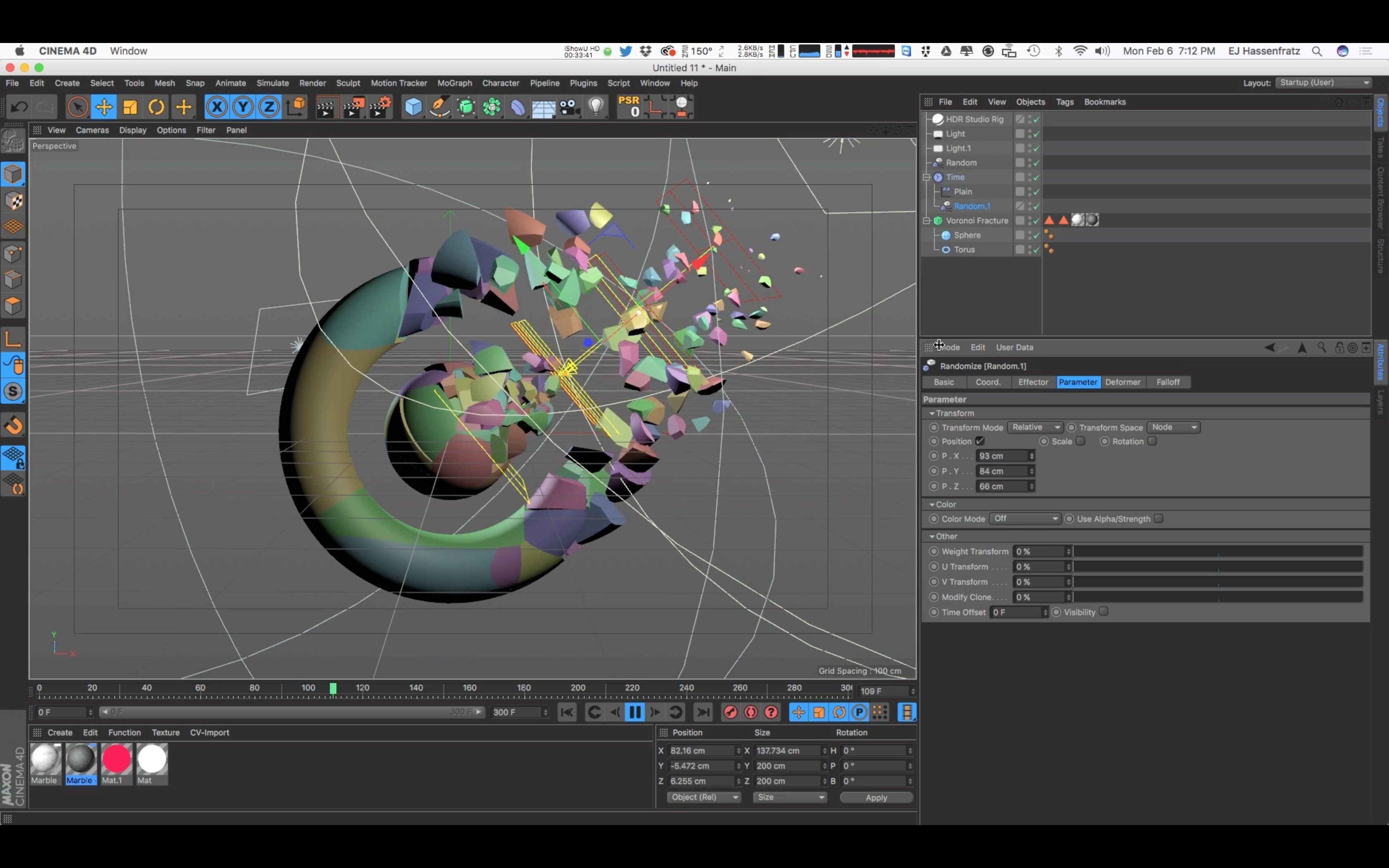 Cinema 4D Tutorial: Intro to Mograph Time Effector