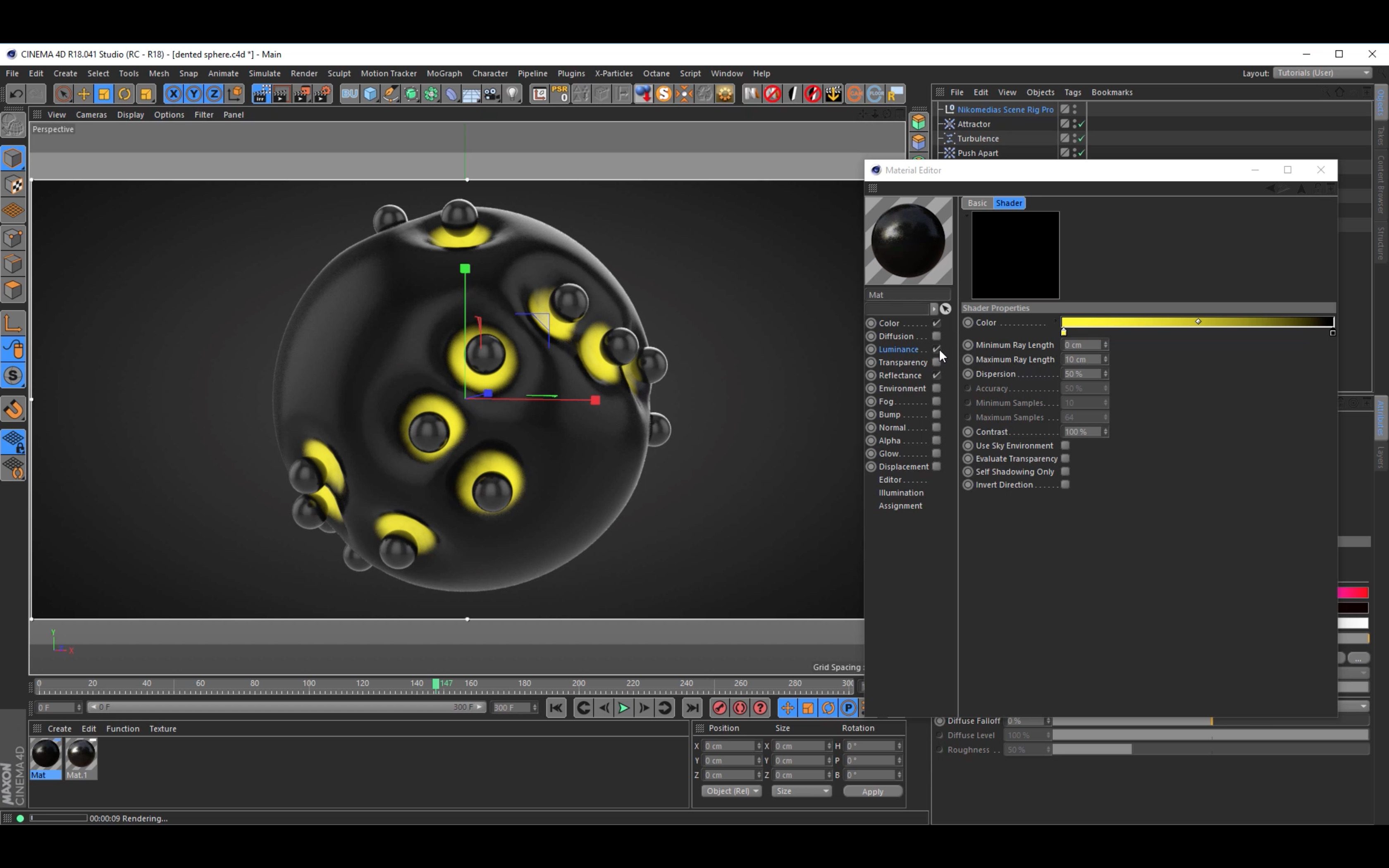 Tutorial: How To Create an Animated Deformed Sphere in Cinema 4D