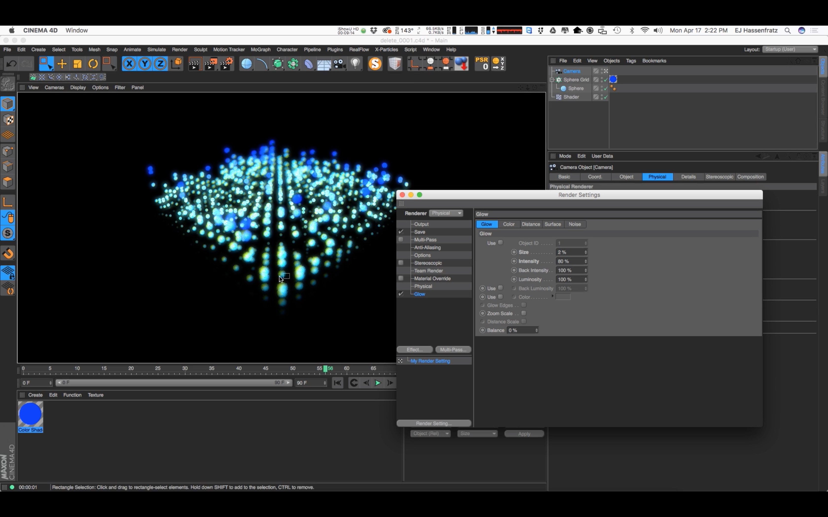 Cinema 4D Tutorial: Intro to the Mograph Shader Effector