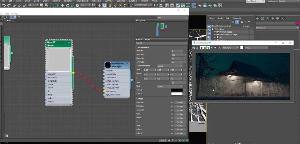 Creating realistic Atmospheric Volume effect in Arnold for 3ds Max