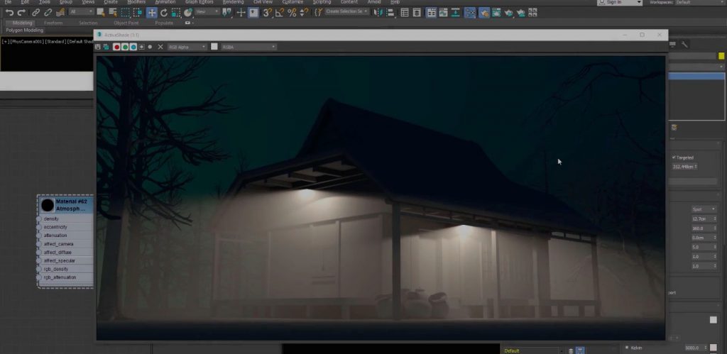 Creating realistic Atmospheric Volume effect in Arnold for 3ds Max