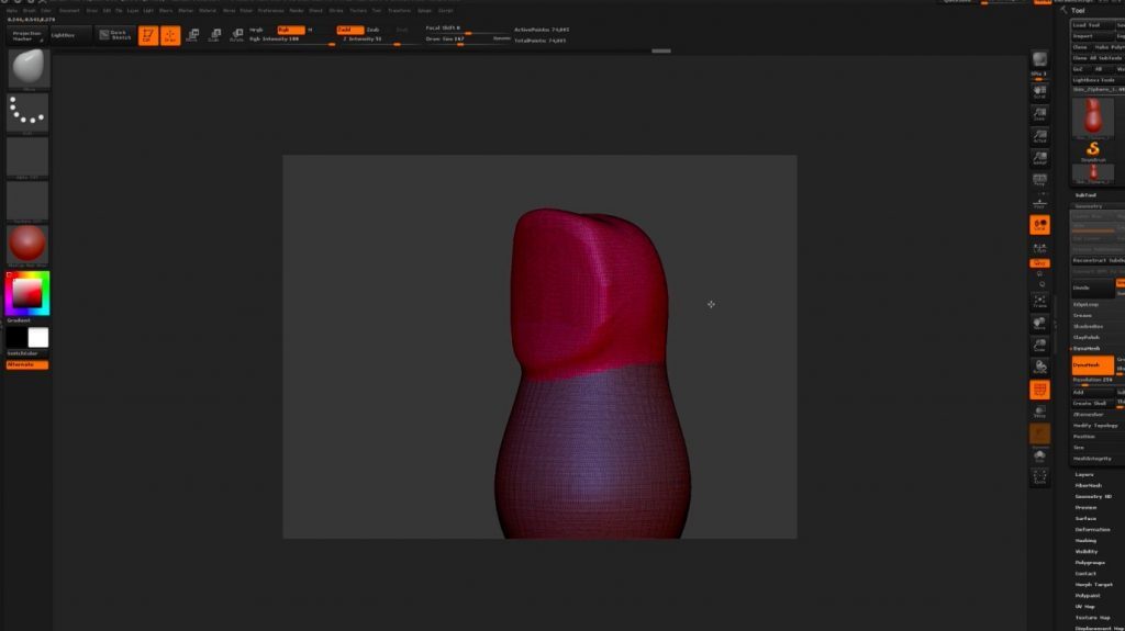 Dynamesh Zbrush