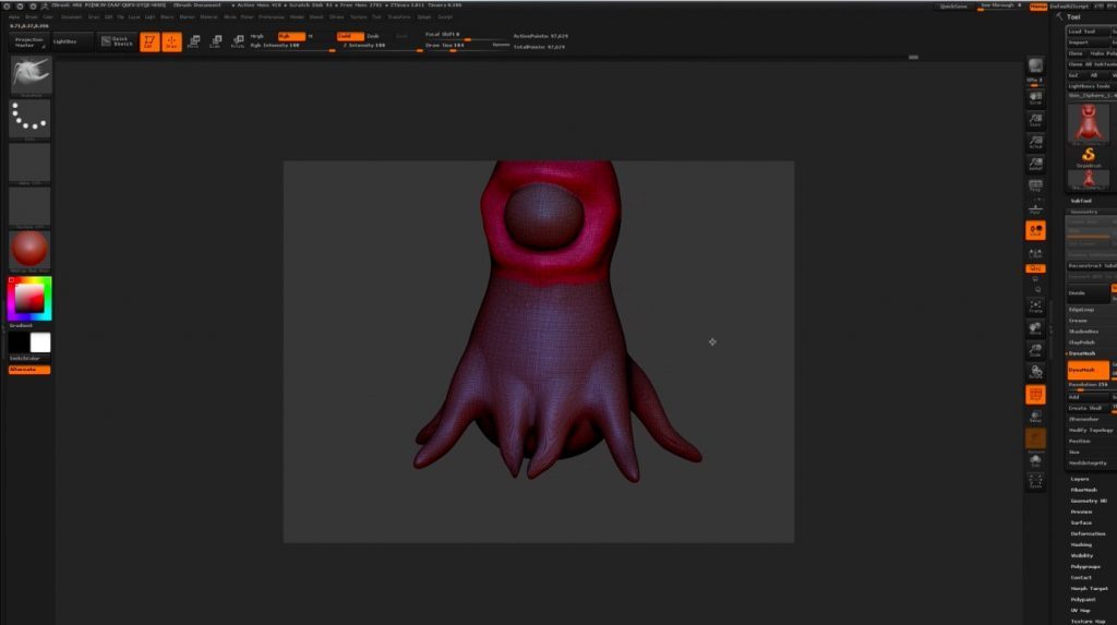 Dynamesh Zbrush