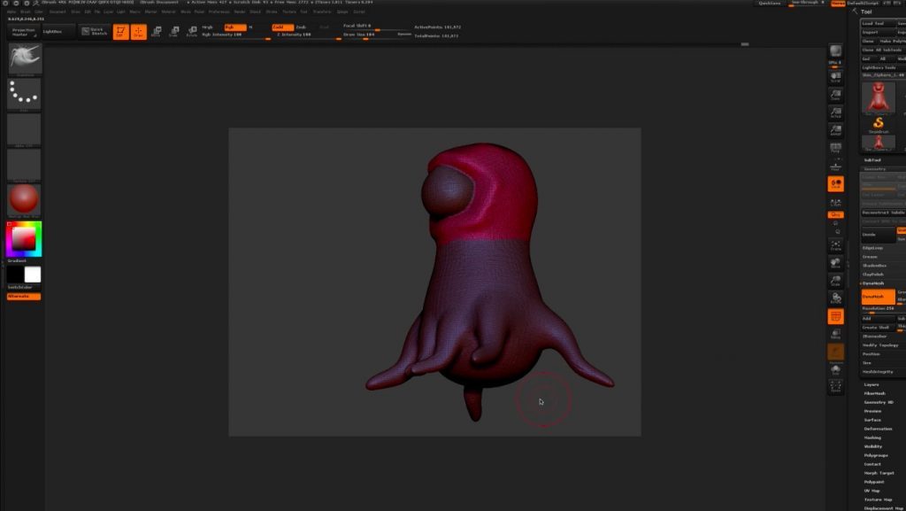 Dynamesh Zbrush