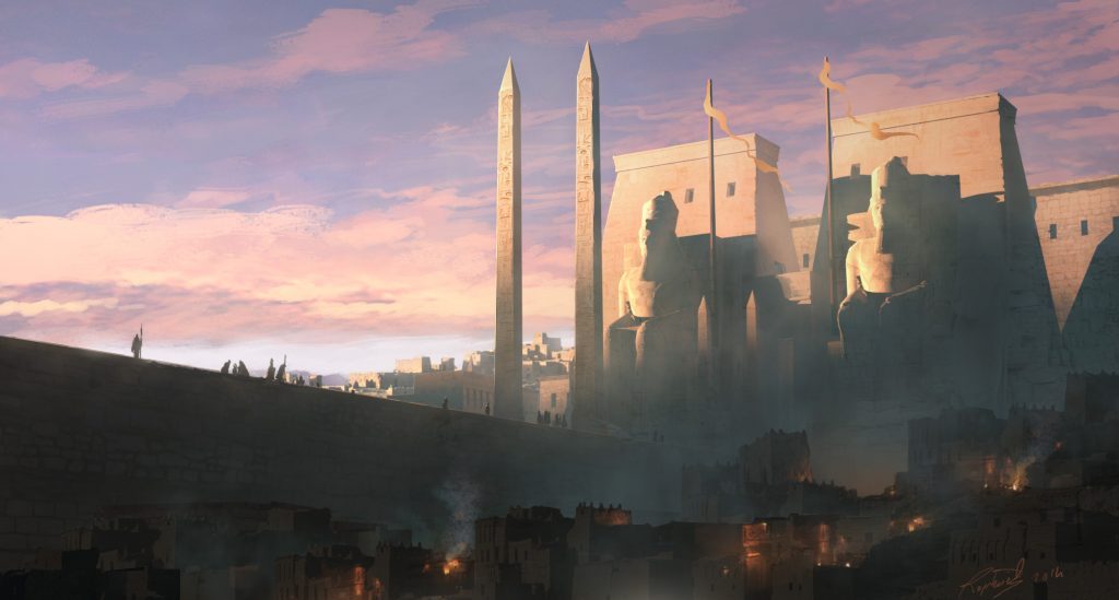 Assassin's Creeds Origins Concept Art by Raphael Lacoste