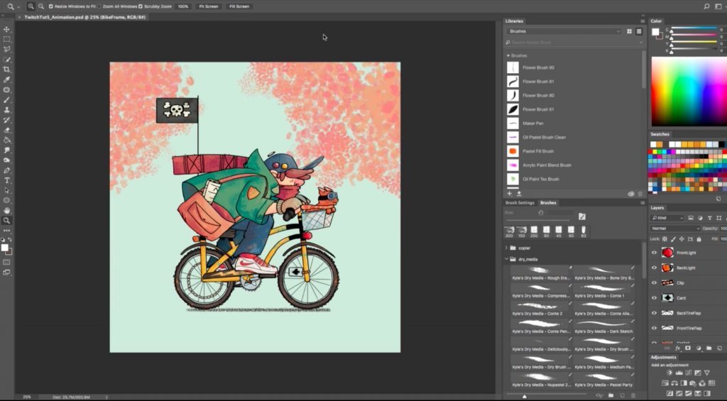 Animating a Bicycle in After Effects