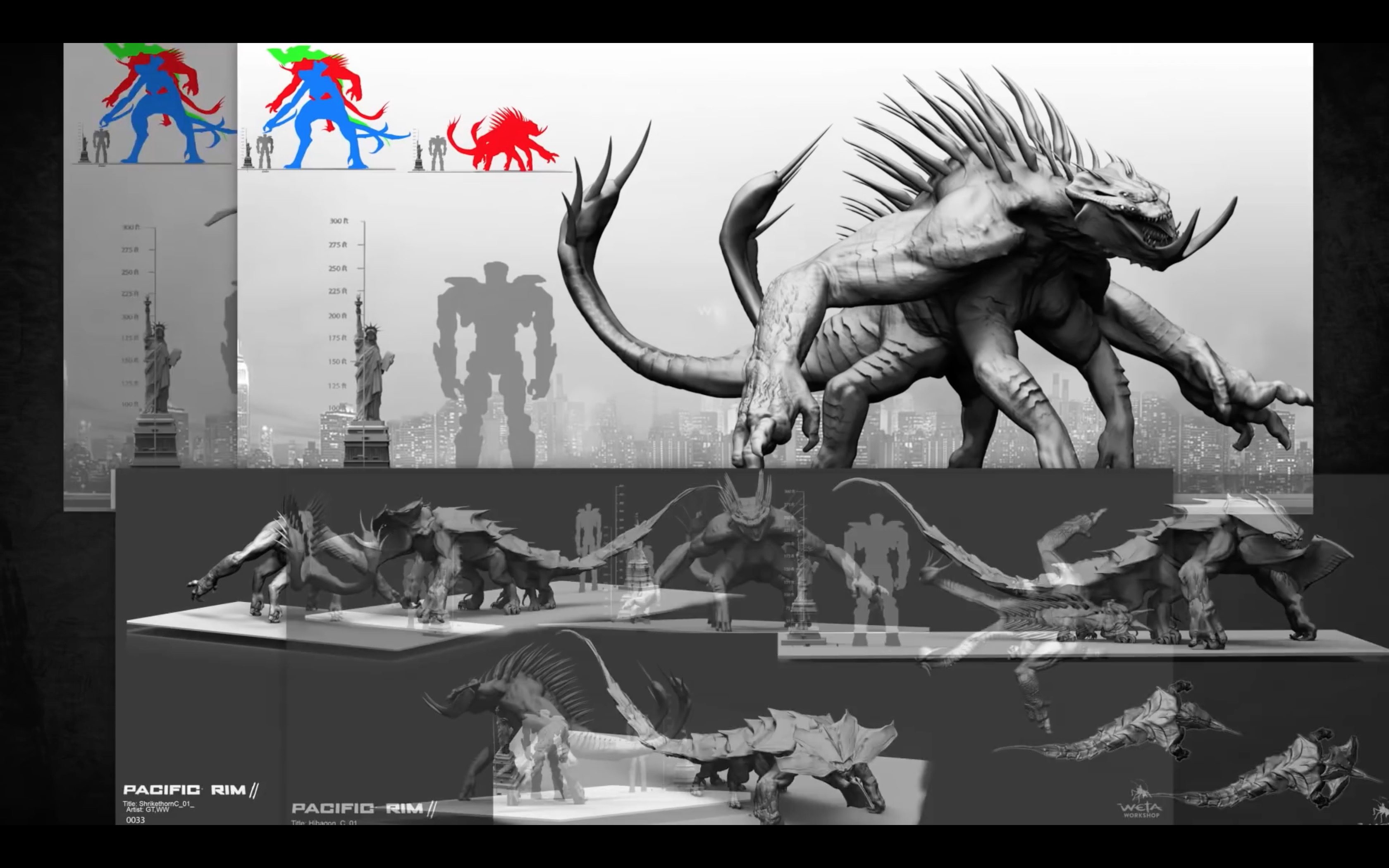 Designing Pacific Rim Uprising' Kaiju by Weta Workshop