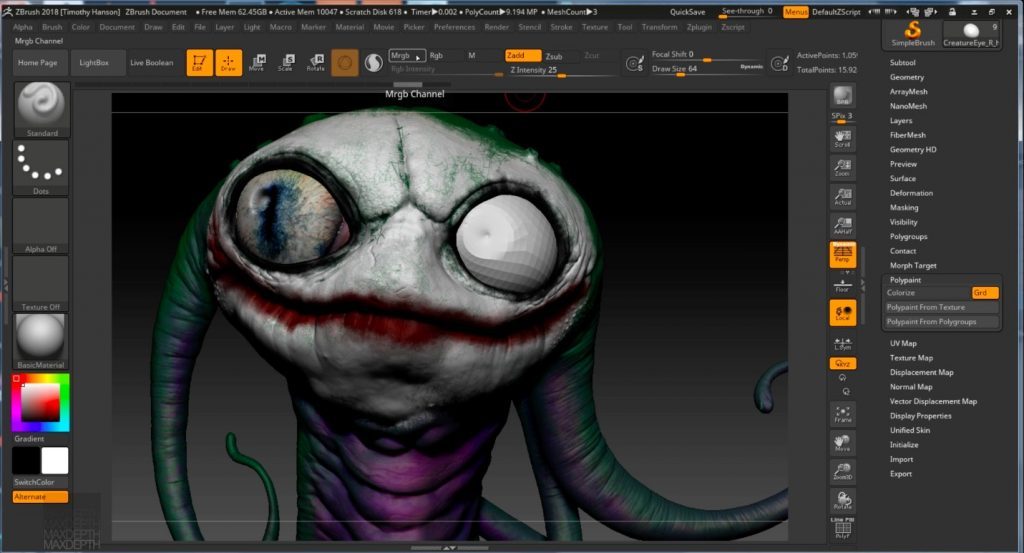 Advanced Texturing - Creature Painting