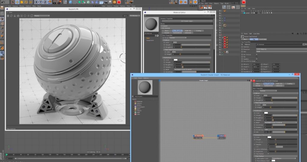 Material Basics in Redshift Renderer for Cinema 4D