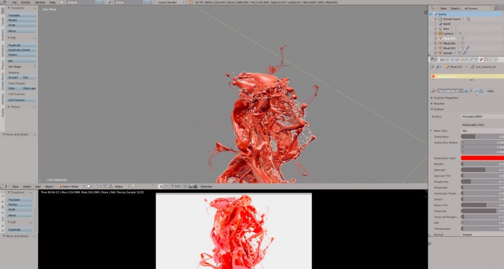 How to Create a Paint Splash in Blender