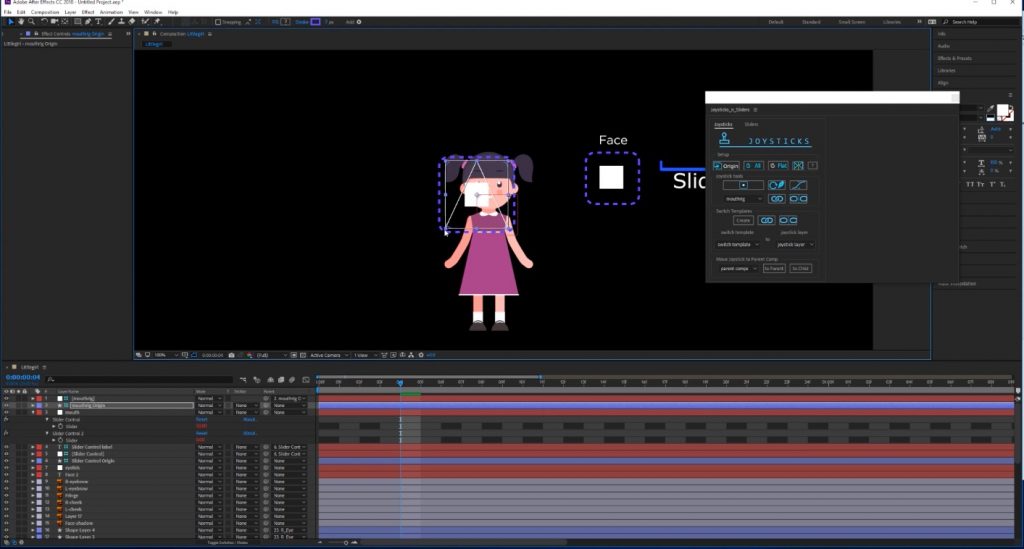 How to rig a 2D character in After effects