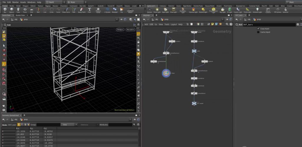 Dynamic Metal Bending Constraints in HOUDINI