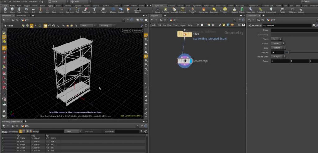 Dynamic Metal Bending Constraints in HOUDINI