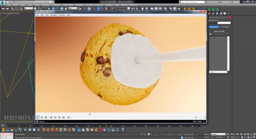 milk cookie VFX