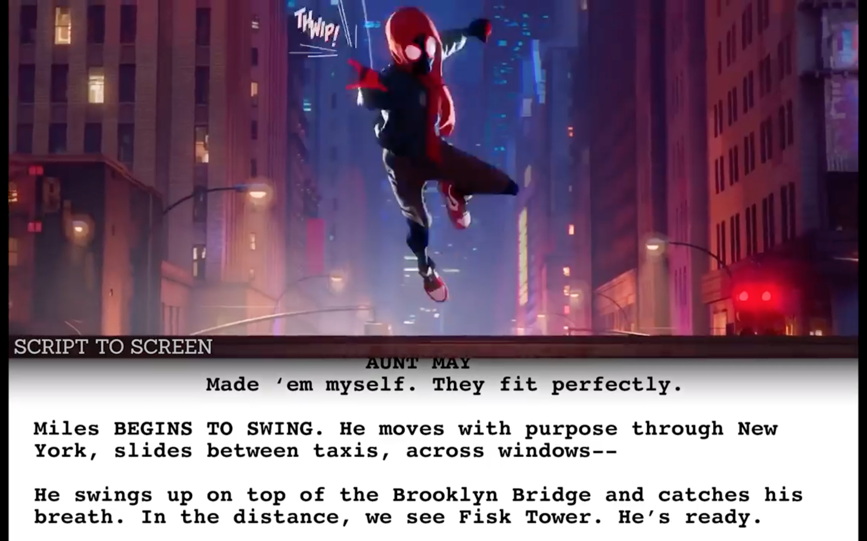 Spider-Man: Into the Spider-Verse From Script to Screen