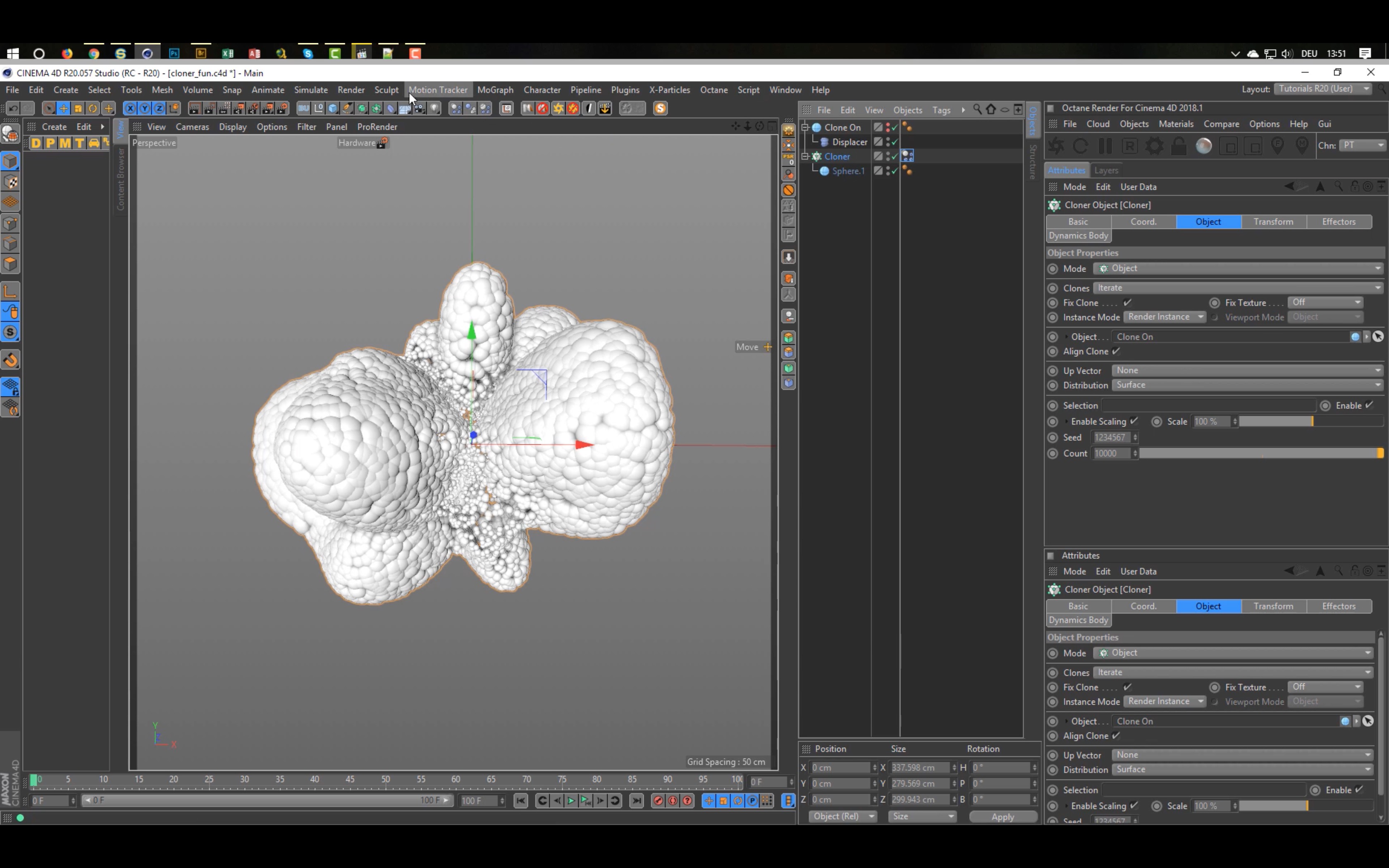 Cinema 4D Tutorial: Animated Spheres Madness